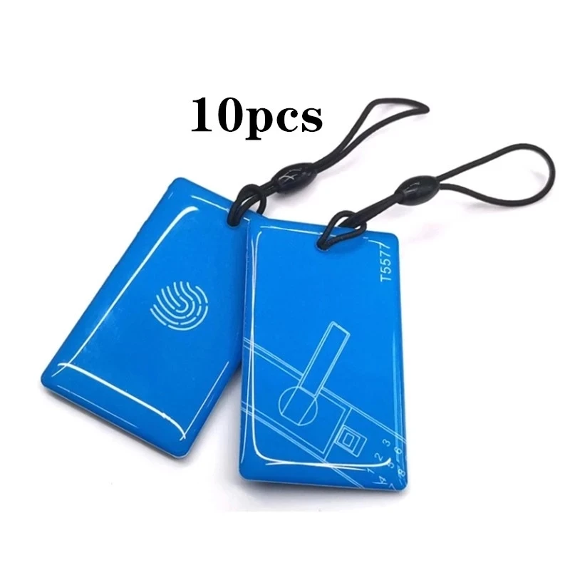 10Pcs Writable Rewritable 125KHz EM4305 T5577 RFID Blank Smart Card ...