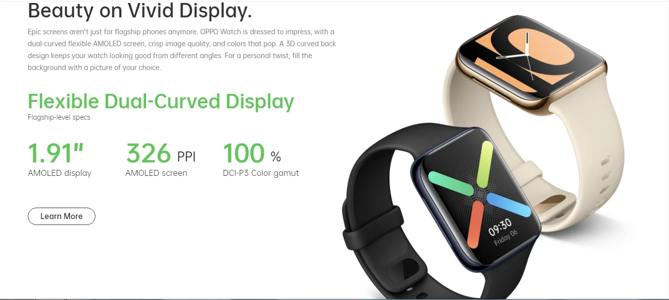 Smartwatch- flexible dual curved display- Smart cell direct 