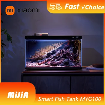 Xiaomi Mijia Smart Fish Tank 20L Work With Mijia APP Mobile controlled remote feeding Smart Lighting System Light Aquarium 1