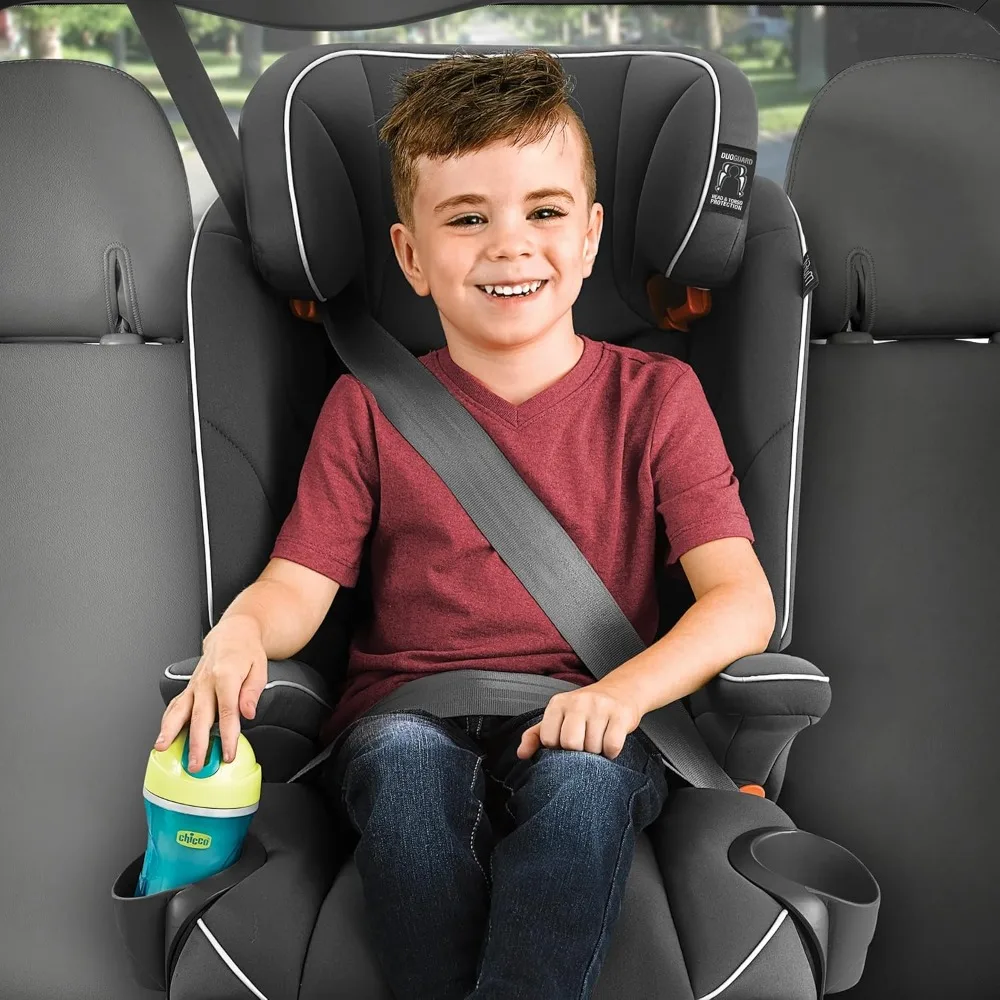 MyFit Harness + Booster Car Seat, 5-Point Seat and High Back Seat, for Children 25-100 lbs. | Atmosphere/Black 3