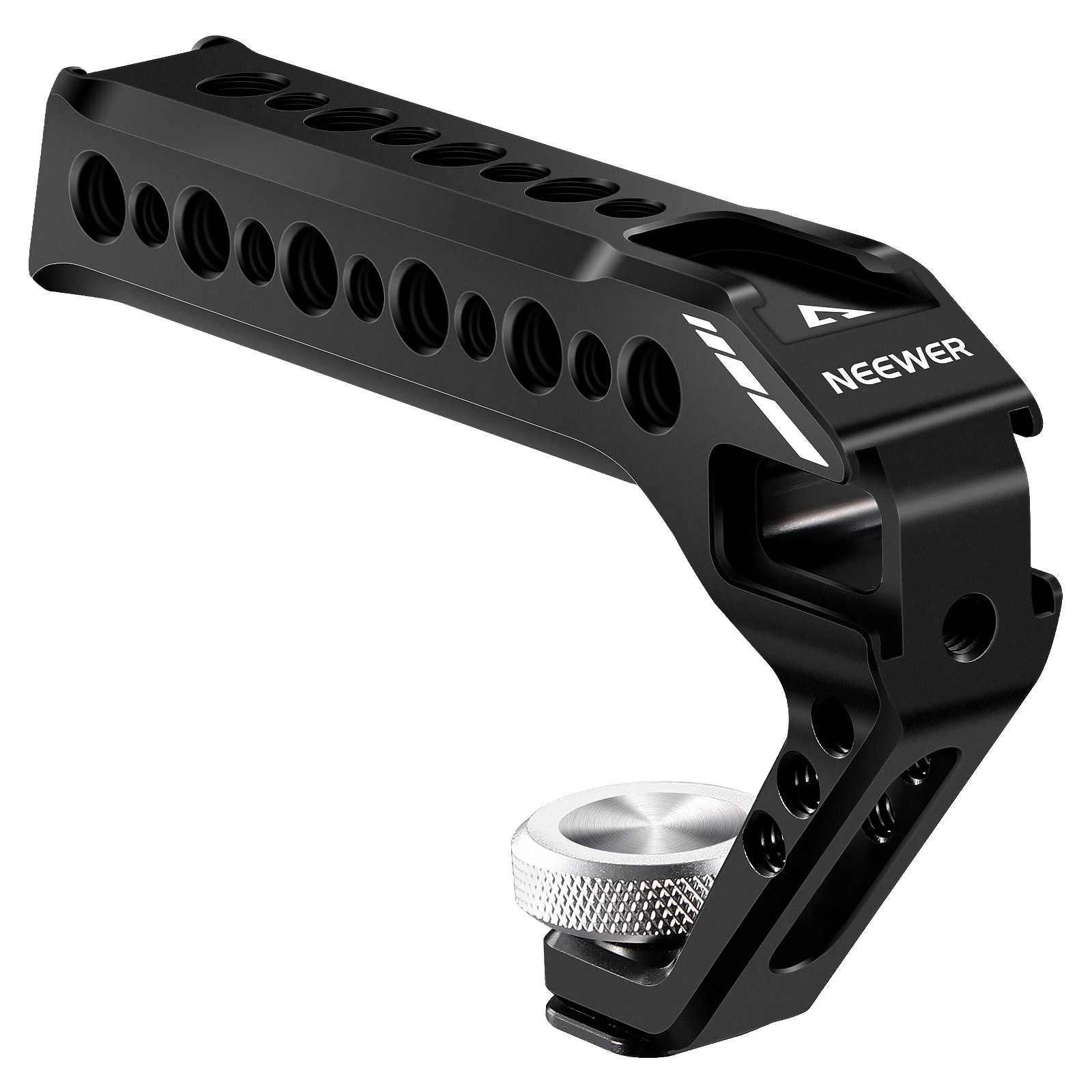 

NEEWER камера с верхней ручкой, универсальная рукоятка для горячего башмака для видеосъемки под низким углом, легкий стабилизатор с 4 холодными туфлями