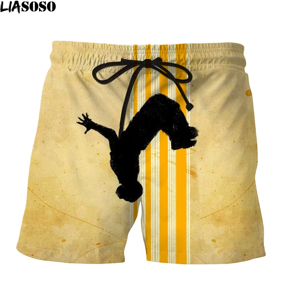 

LIASOSO Parkour Its A Lifestyle Elastic Shorts Woman Extreme Sport Birthday Trendy Street Fashion Casual Camiseta Brand Clothing