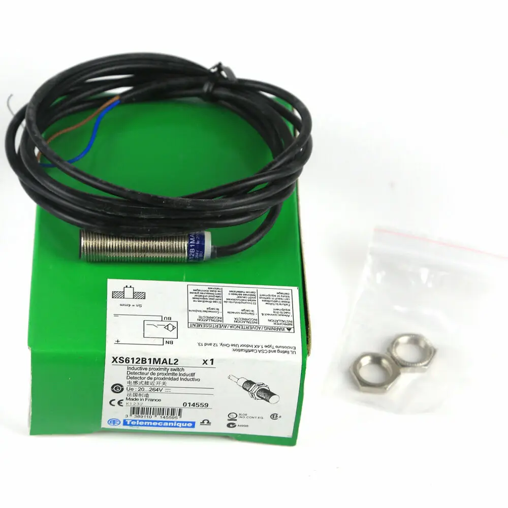 

New Schneider XS612B1MAL2 Inductive Proximity Sensor, 12mm