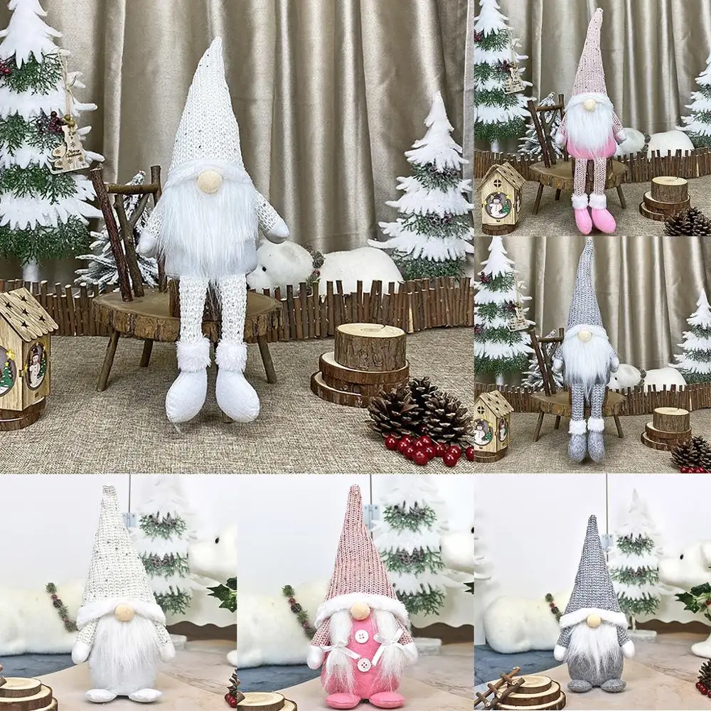 Gnome Christmas Decorations 2023 Faceless Doll Merry Christmas Decorations  For Home Ornament Happy New Year 2024 Noel Xams