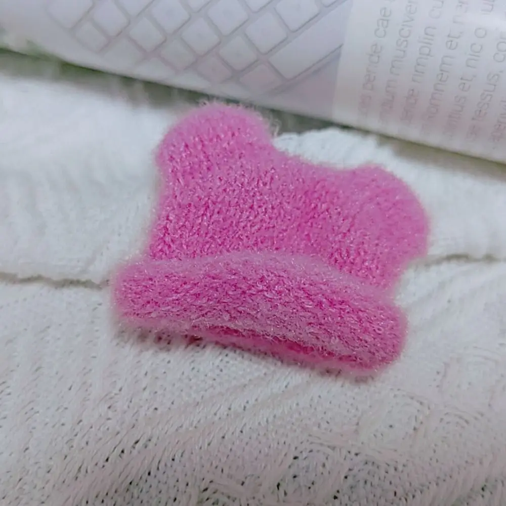 1pc Cute Mini Knitted Hats DIY Toy Doll Decorative Cap Fashion Dollhouse Hats Decor Doll Clothes Accessories 5