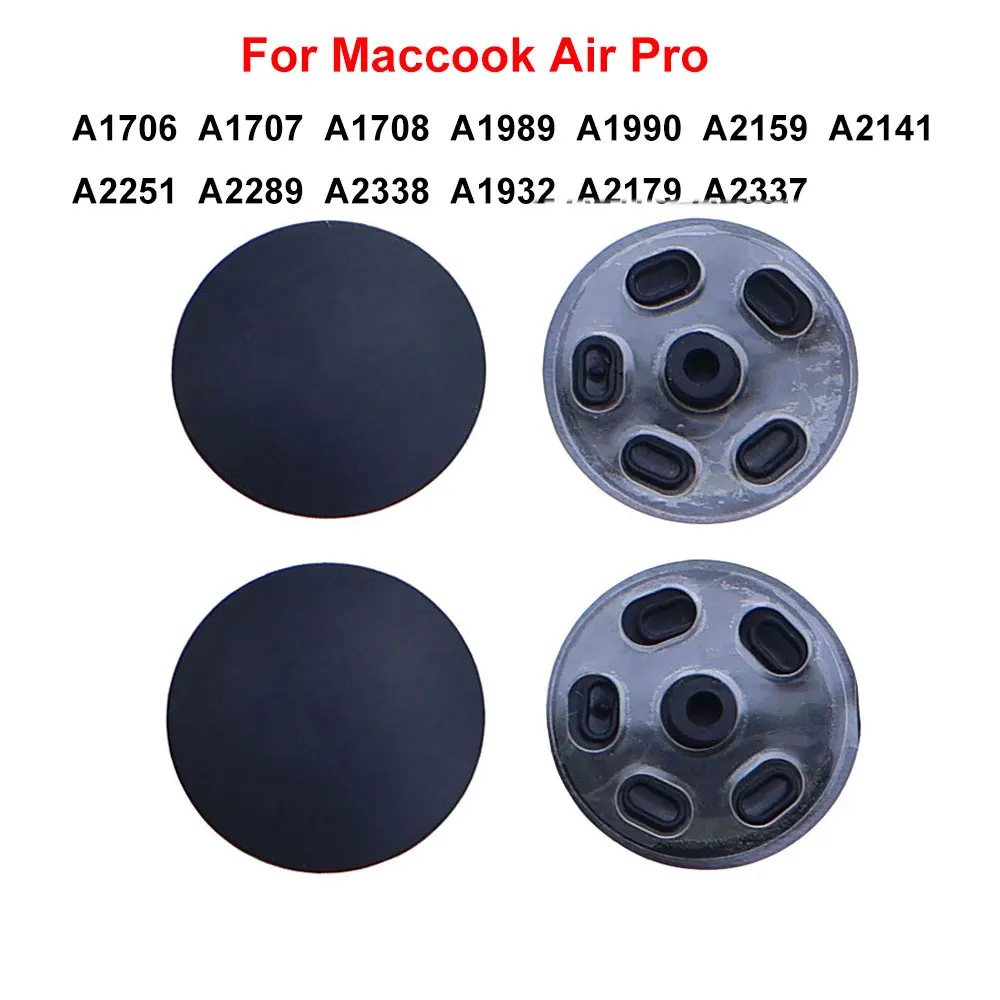 Laptop Foot Pad JCD 4pcs/set Bottom Case Rubber Feet For Macbook Pro Air A1278 A1286 A1297 A1465 A1466 A1398 A1425 A1502 A1534 A1706 A2442 A2681