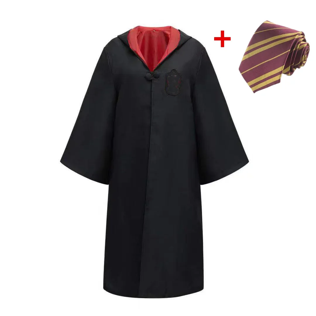 thumbnail image 1 of Túnica mágica de la escuela de magia, disfraces de cosplay, capa mágica de encantador, manto de mago, fiesta, bruja, Halloween, 1 of 5
