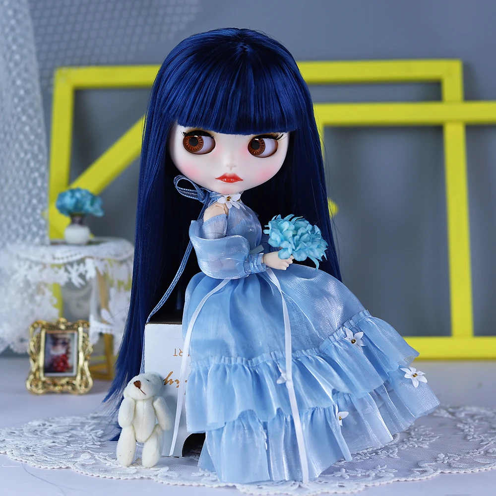 Blue Hair Blyth BJD Doll 2