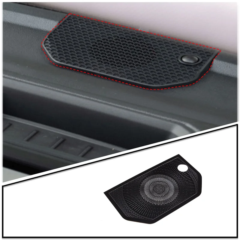 

Car Styling Audio Speaker For Toyota Tundra 2022-2023 Dashboard Loudspeaker Cover Stickers Trim Auto Interior Accessories