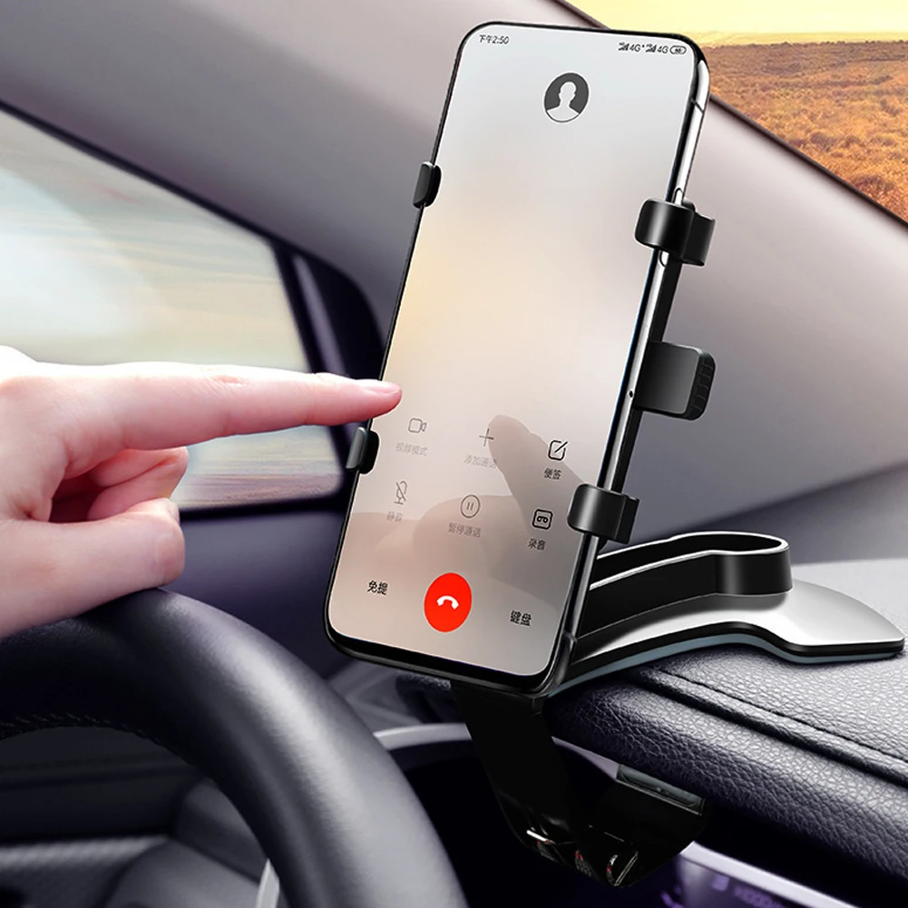 Portable Car Holder Rotatable Multifunction Dashboard/Rearview Mirror/Sun Visor Mount for iPhone Samsung Xiaomi Redmi Huawei
