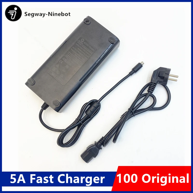

5A External Fast Charger for Ninebot by Segway MAX KickScooters G30 G30P G30E G30D G30LP Electric ScooterCharger With EU Plug