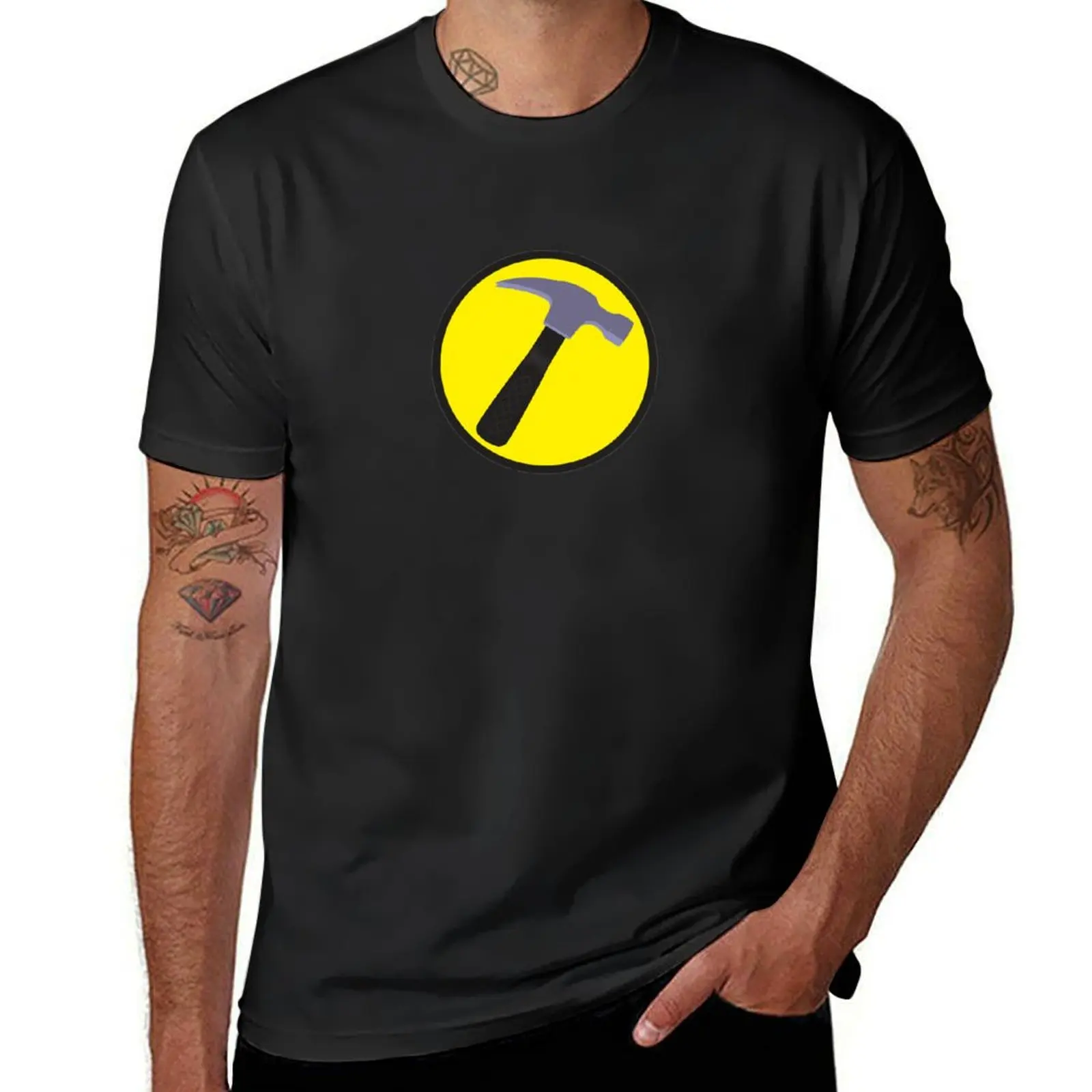 Captain Hammer T-Shirt Anime Heavyweights Mens T Shirt Graphic