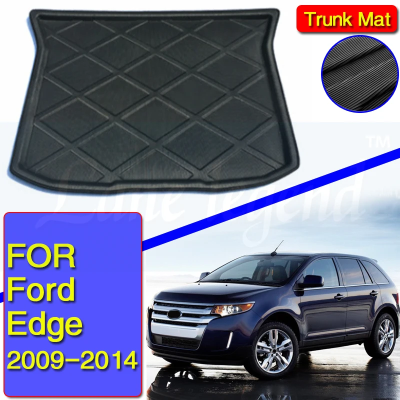 

Durable Boot Carpets Washable Trunk Storage Mat Rollable Back Box Cushion Easy Mount for Ford Edge 2009 2010 2011 2012 2013 2014