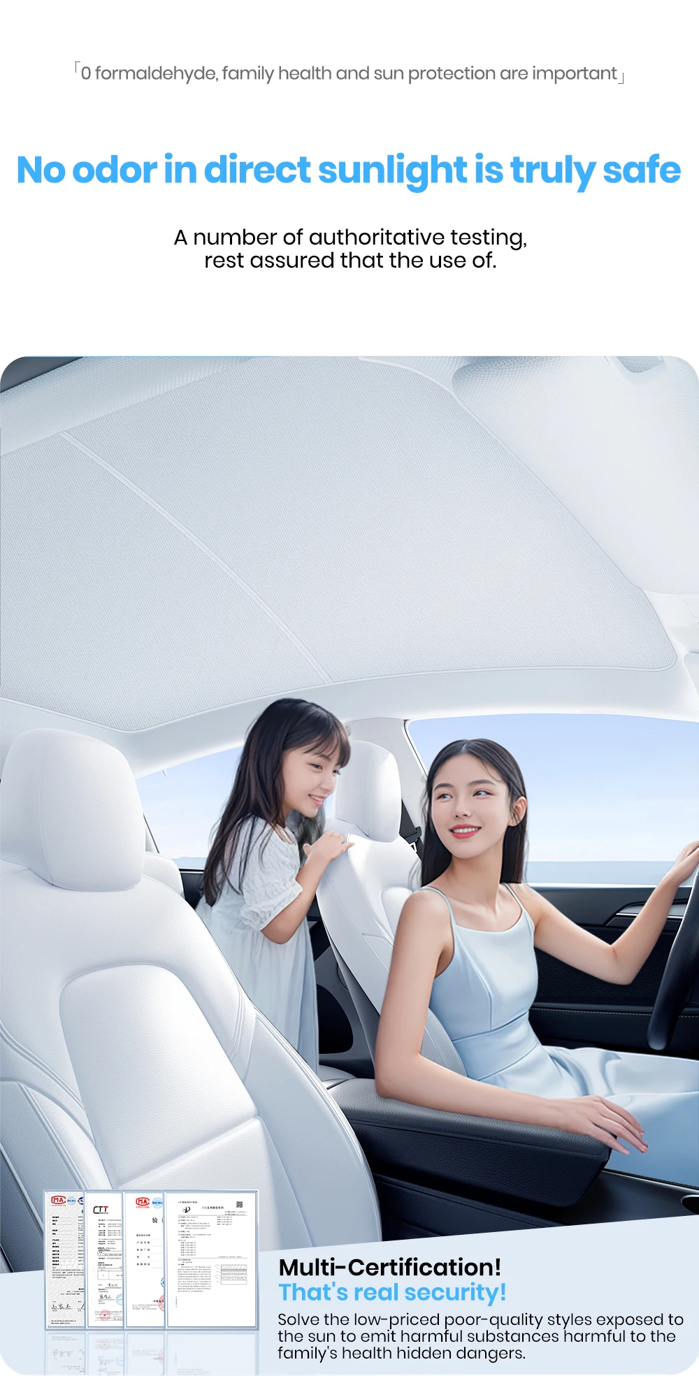 Sunroof honeycomb Sunshades For Tesla Model 3 Highland Model Y Juniper 2021-2025