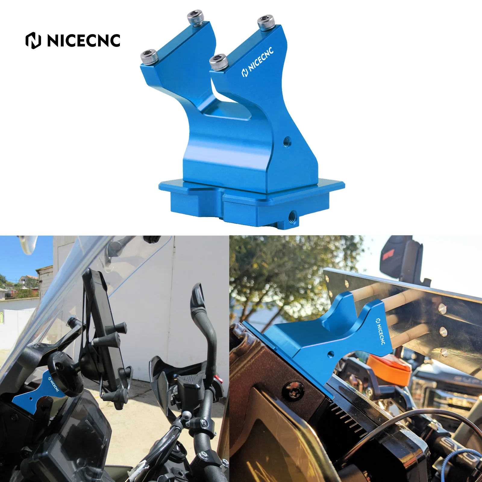 

NICECNC Motorcycle GPS Mount Holder Stand For KTM 790 Adventure S R For Husqvarna NORDEN 901 Accessori Moto Secure Protect GPS