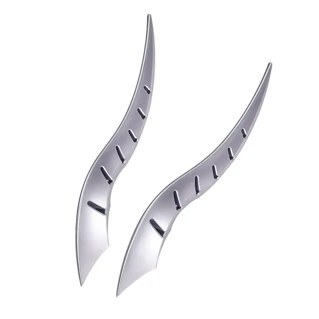 thumbnail image 2 of 2PCS 3D Devil Horn Stickers For Car Roof Bumper, 4.3 Inch 2 of 13