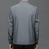 NEEDLESNOAH Mens Bomber Jacket Slim Business Jackets Outwear Spring Autumn Casual Jackets Solid Color Stand Collar Male Coats 3
