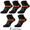 5 Pairs Black