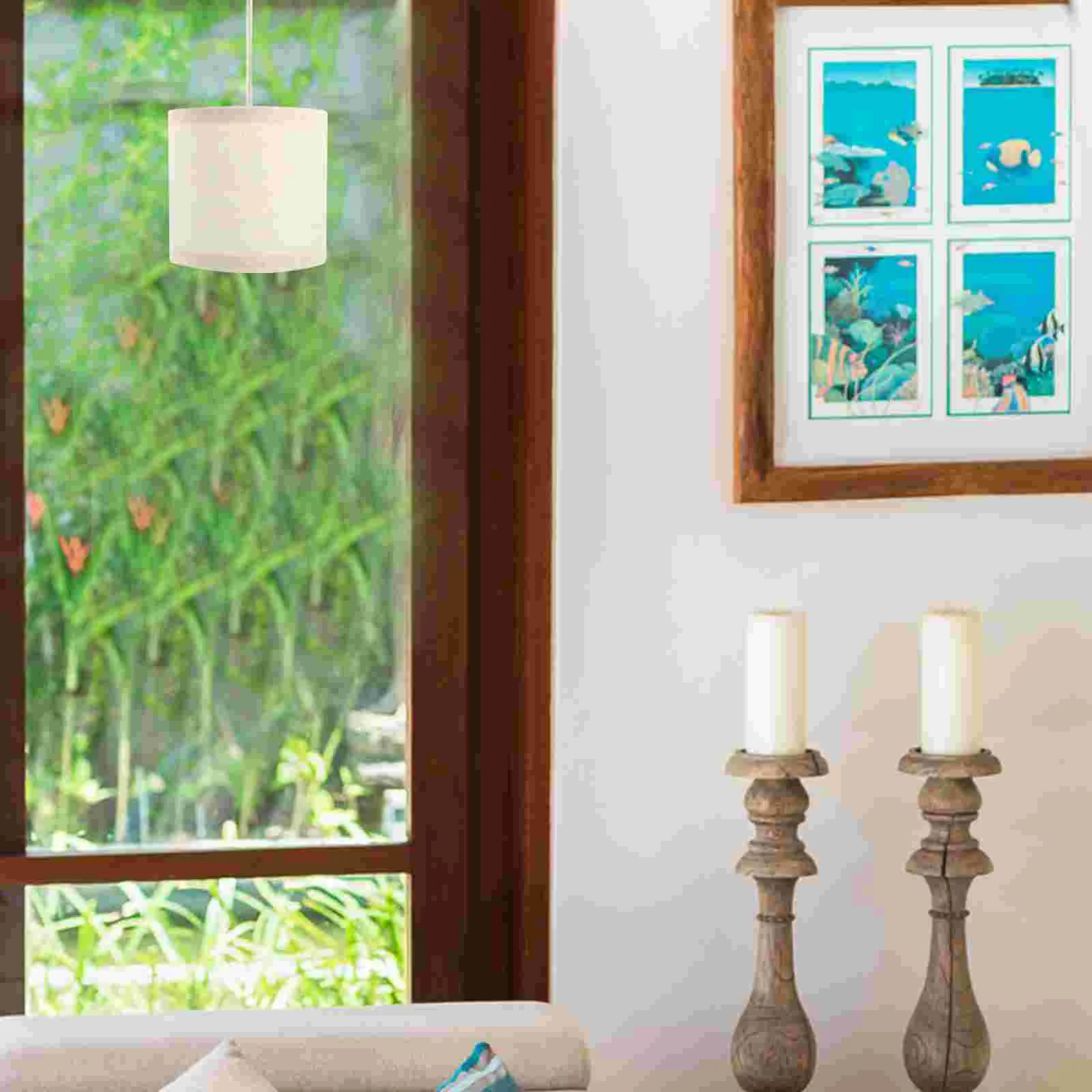 

Assembly Required Lampshade for Fabric Drum Light Sconce Lights Chandelier Shades Floor Dining Table