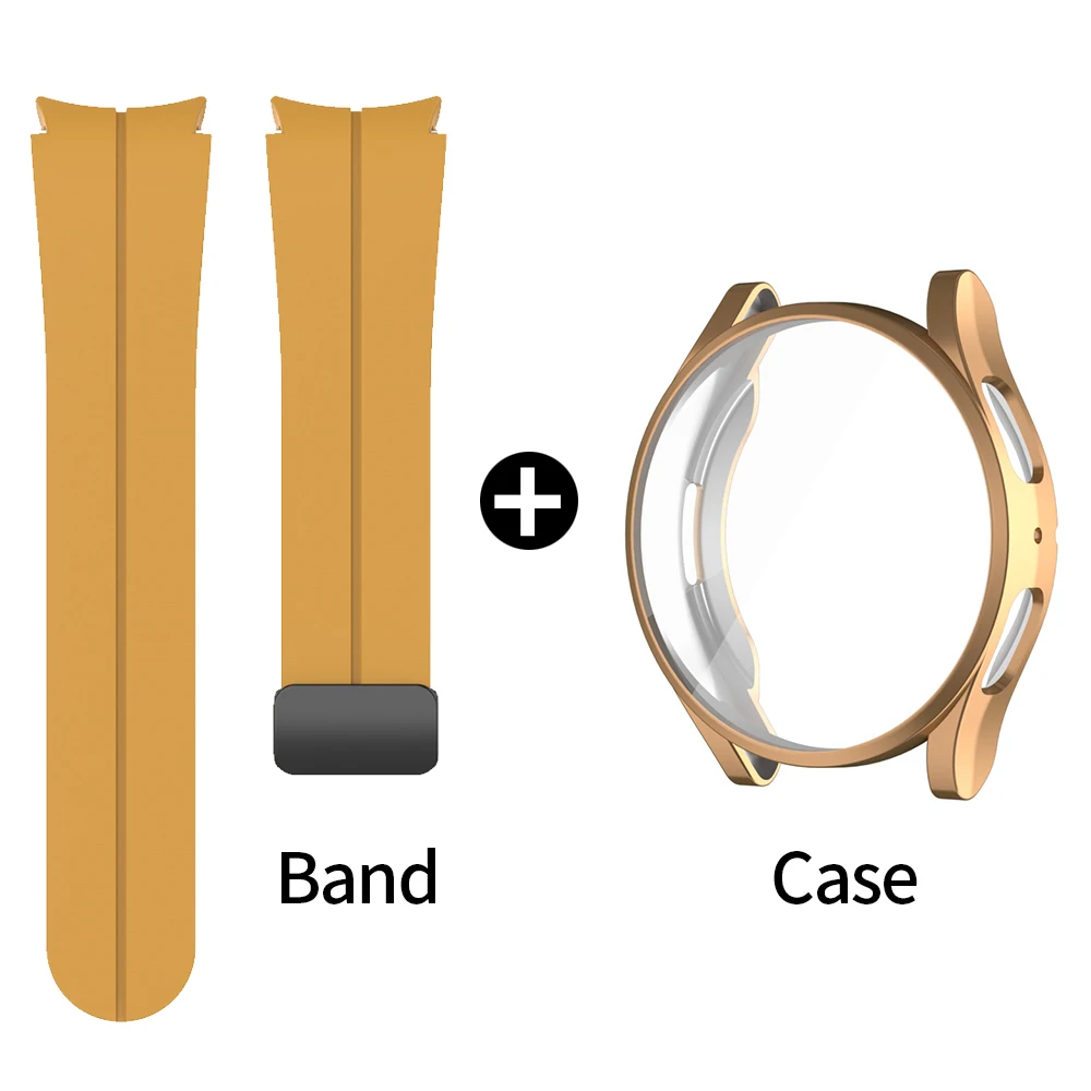 Premium Magnetic Silicone Sport Band & Protective Case