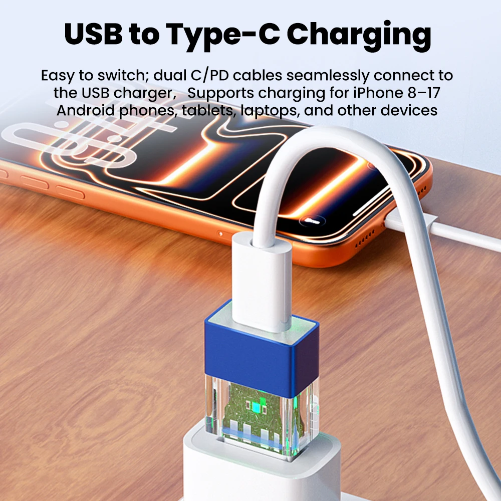 USB 3.0 to Type C OTG 어댑터, LED 표시등 포함 고속 충전, USB A형 to USB C형 변환 컨버터, 맥북 노트북, 삼성용