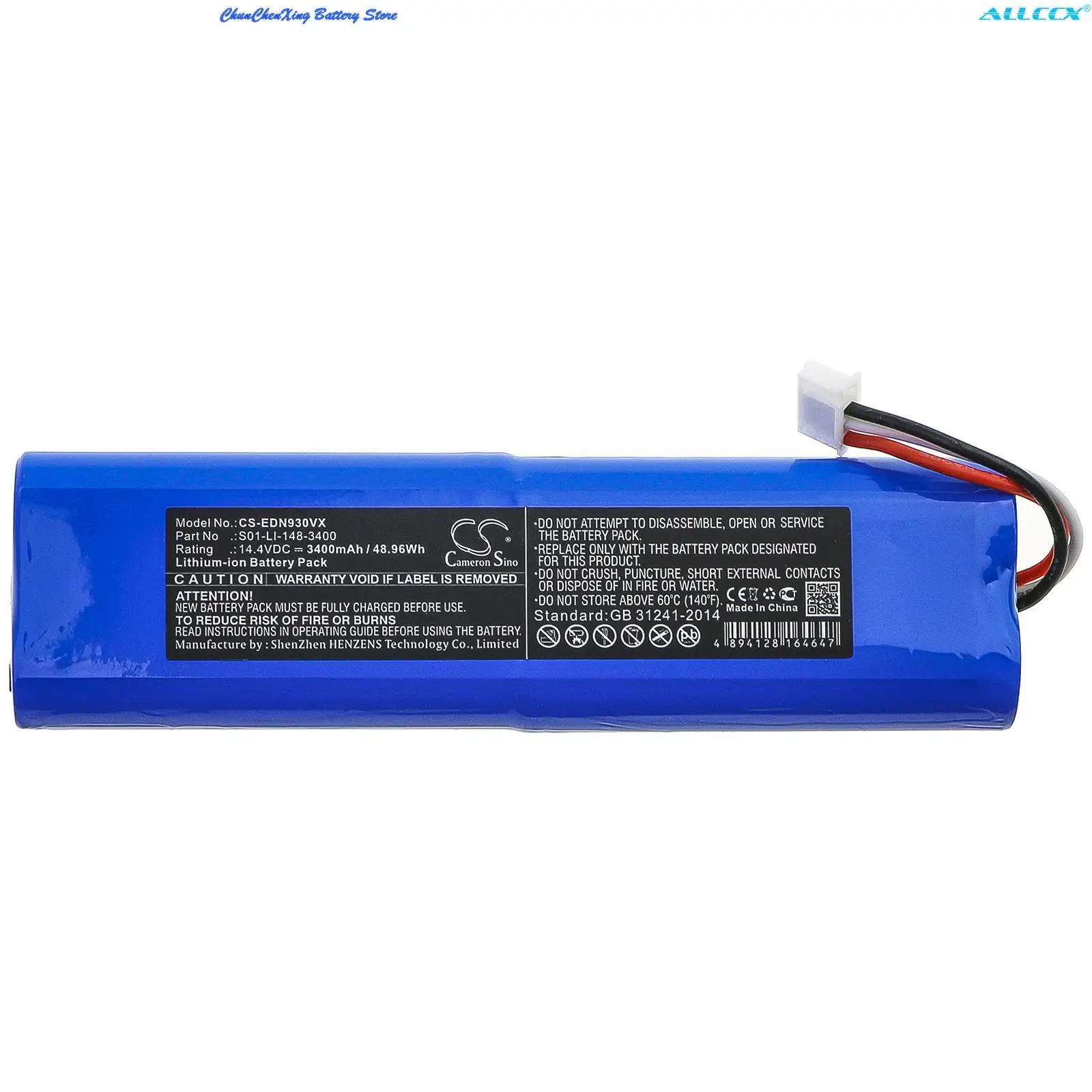 Cameron Sino 2600mAh/3400mAh Vacuum Battery for Ecovacs Deebot Ozmo 900,Deebot Ozmo 901,Deebot Ozmo 905,Deebot Ozmo 930,Ozmo 937 