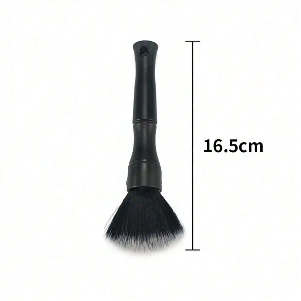 Non-Scratch Car Detailing Brush Acrylic Bristles Auto Dash Duster Ergonomic Interior Cleaning Tool
