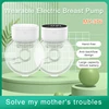 New Upgrades Wearable Breast Pump Hands Free Electric Portable Wearable Breast Pumps BPA-free Breastfeeding Milk Collector 5