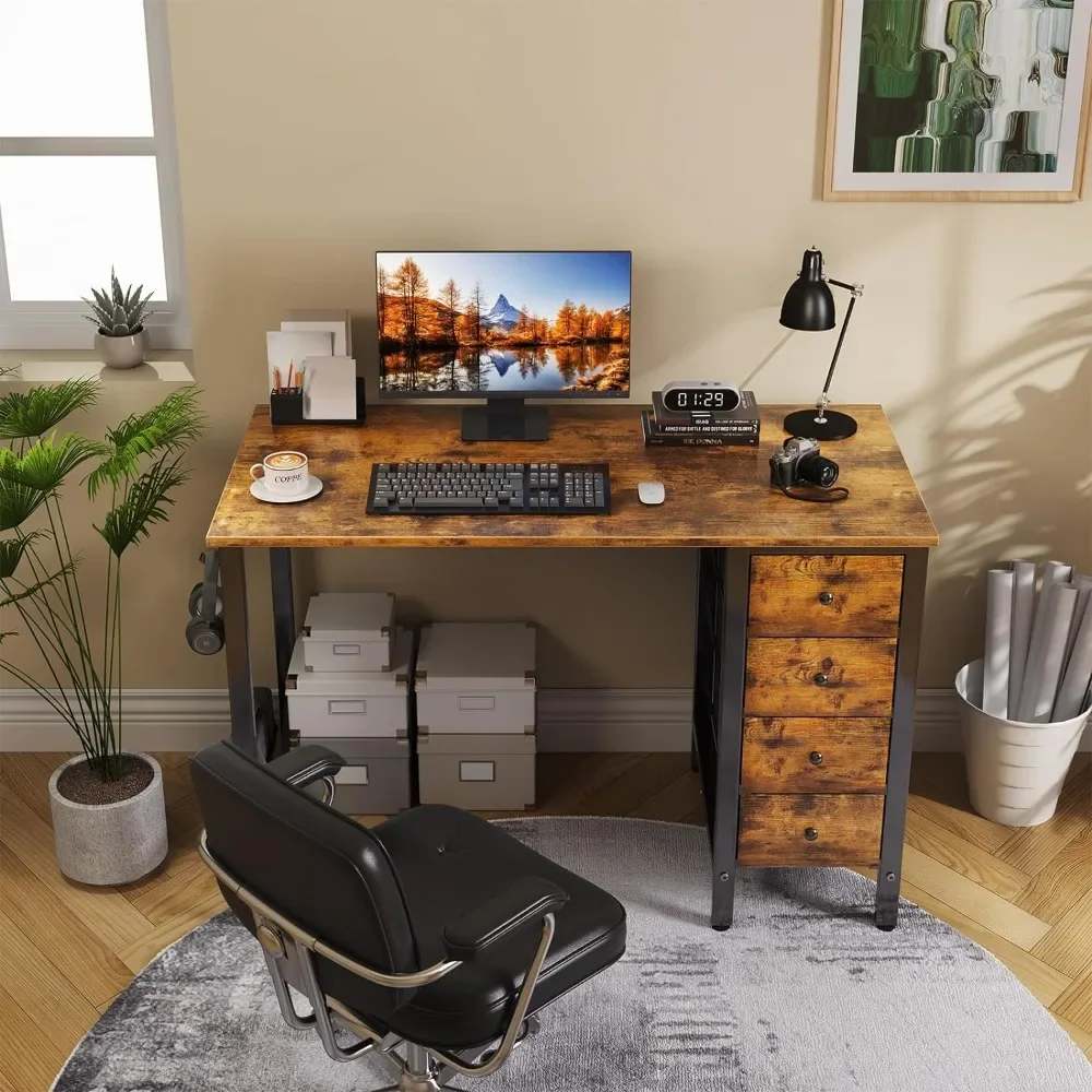 

Work PC Desk Table for Bedroom Living Room Corner Table Kids Student Small Desks for Home Office Small Space Furniture