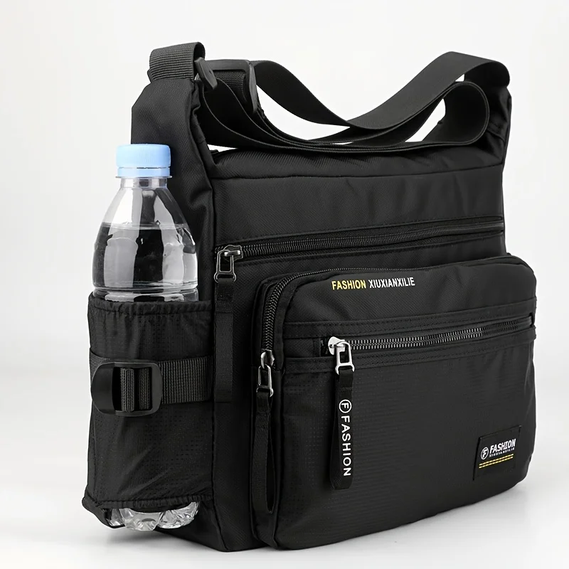 Multifunctional Crossbody Bags for Men, Nylon Waterproof Shoulder Bag, Luxury Design, 2025 - 6