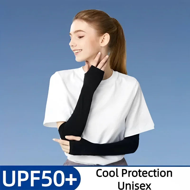 Compression Arm Sleeves UV Protection Cooling Feature for Outdoor Sports