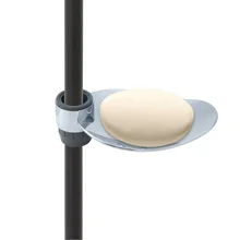 

1 Pc Adjustable Bathroom Rail Soap Box Slide Bar Soap Pallet Shower Soap Dish Holder Shower Plates Soap Storage For Sliding Bar