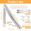 Wall Mounted Drying Rack Folding Laundry Racks Versatile Aluminum Telescopic Clothes Hanger Space Saving Clothes Coat Hanger 6