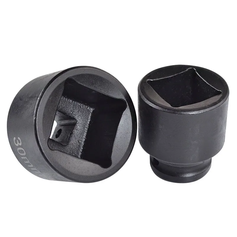 Impact Square Socket 1/2" Drive Heavy Duty 4 Point Air Socket Wrench  Square Head Screw 5-30mm for Choose 2