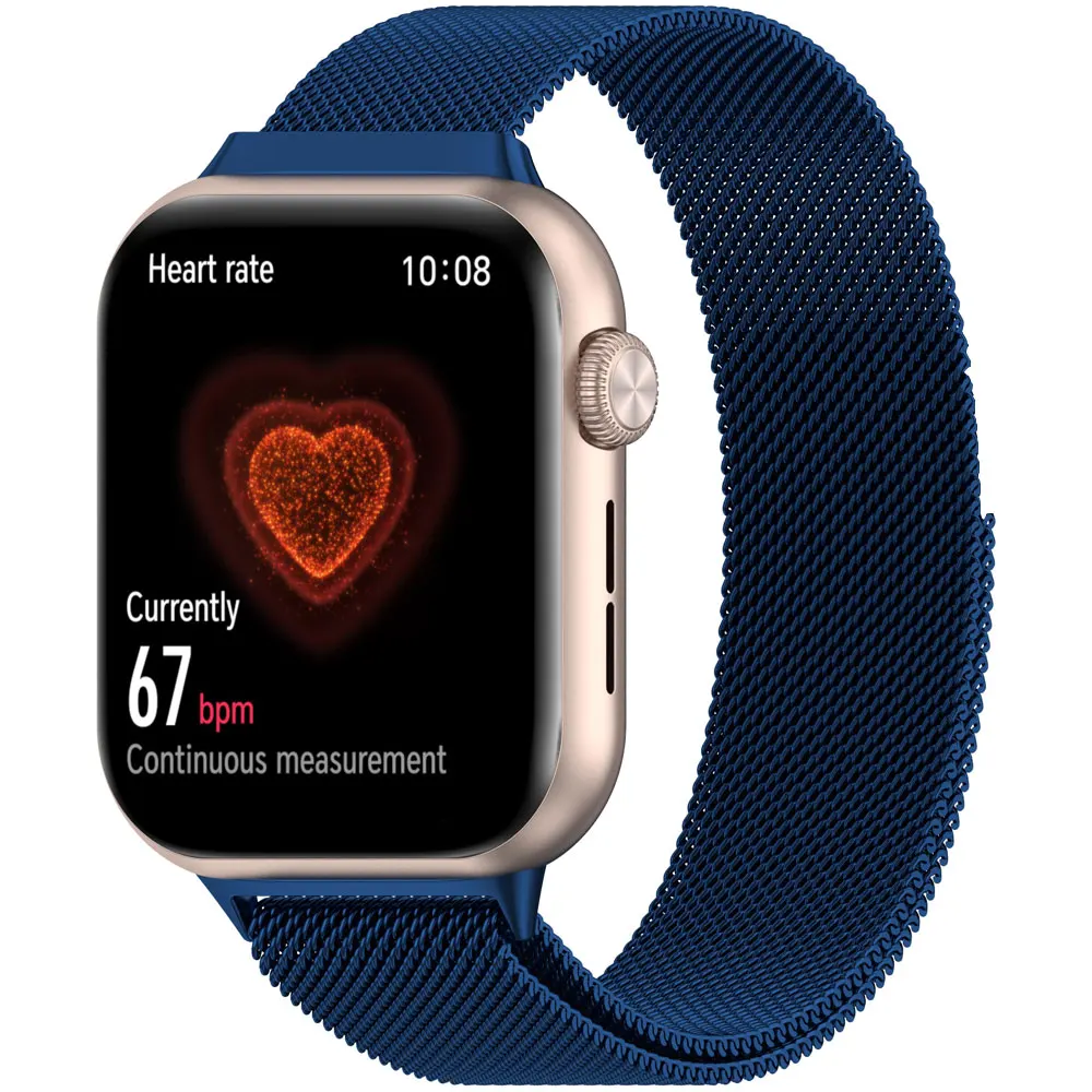 Magnetic Loop Stainless Steel Watchband Bracelet Strap