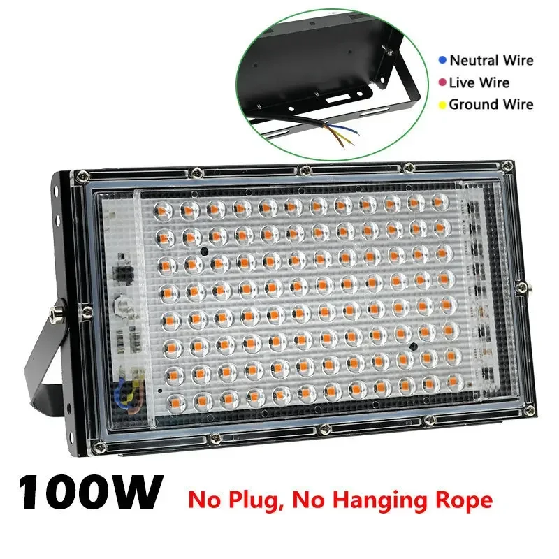 Full Spectrum LED Grow Light with UV for Indoor Plant Cultivation