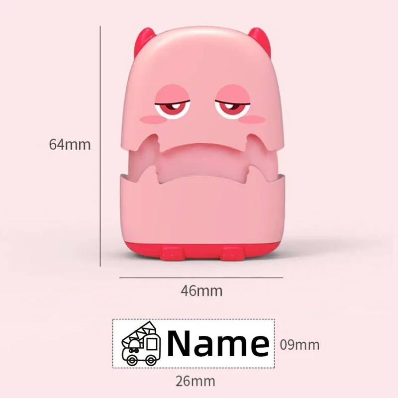 Baby Name Stamp Custom-made DIY Gift for Children Seal Student Clothes Chapter Not Easy to Fade Toy