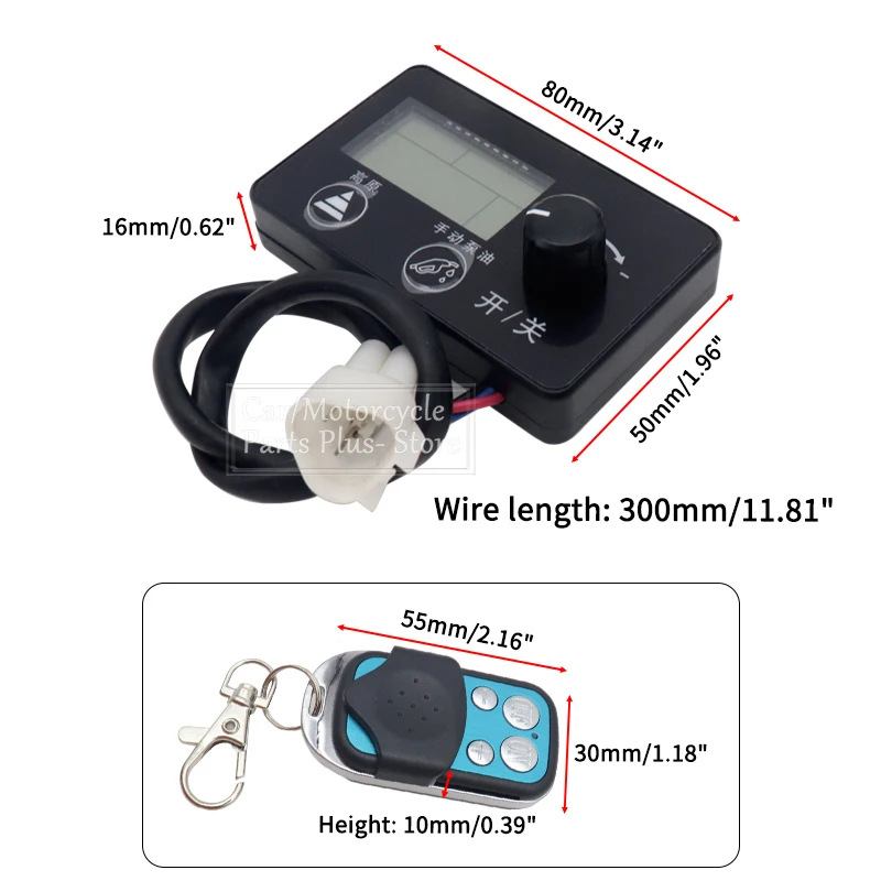 12v e 24v com monitor lcd, peças