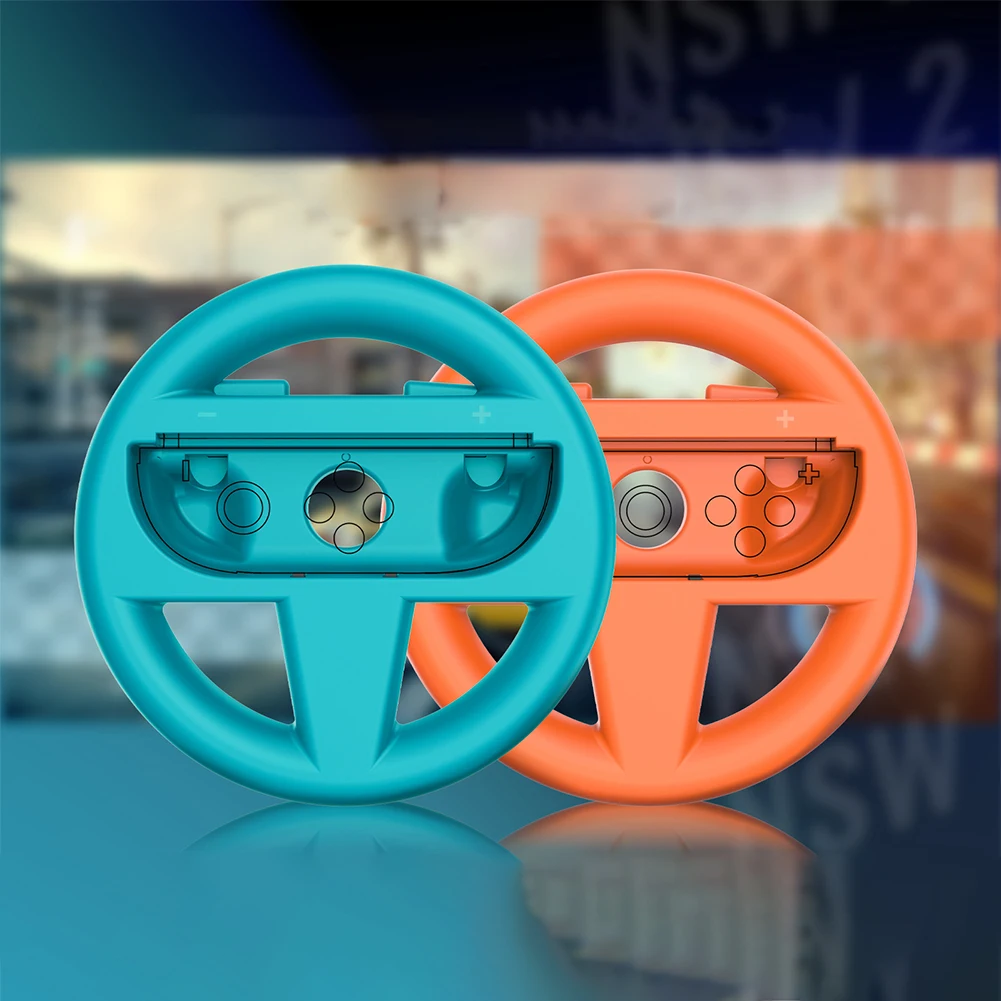 2Pcs/Set Hand Grips Left and Right Controller Racing Steering Wheels Games Handle Stand Holder for Switch 2 Joy Con Accessories
