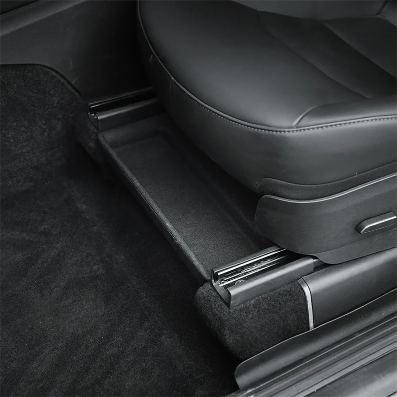 Auto Under Seat Storage Box For Tesla Model Y 2021-2023 Car Accessories Organizer Case Drawer Holder ModelY Interior Gadgets