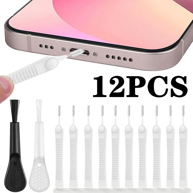 Mobile Phone Dust Cleaner Brush for iPhone 14 13 Pro Max Samsung Mi Port Cleaner Kit Computer Keyboard Screen Cleaning Tool Set