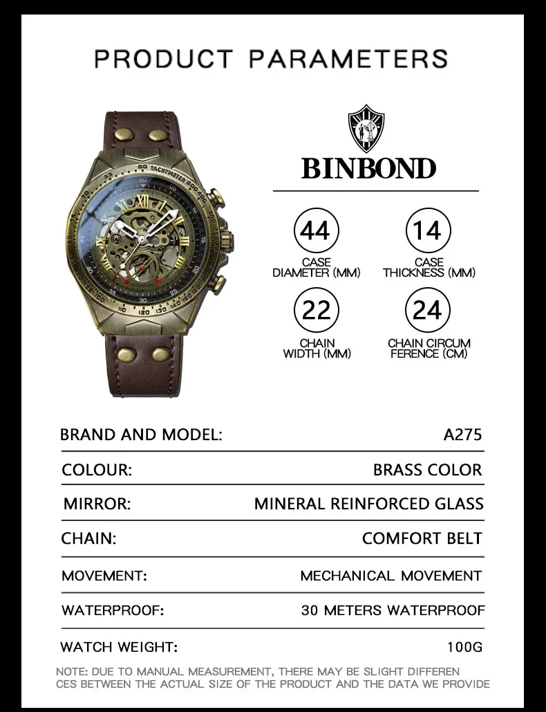 Binbond A275 Automatic Mechanical Men's Watch