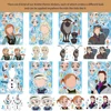 8/16Sheets Disney Frozen Puzzle Stickers Make a Face Create Your Own Elsa Olaf Anna Kids Toy Assemble Jigsaw Children Party Game 2