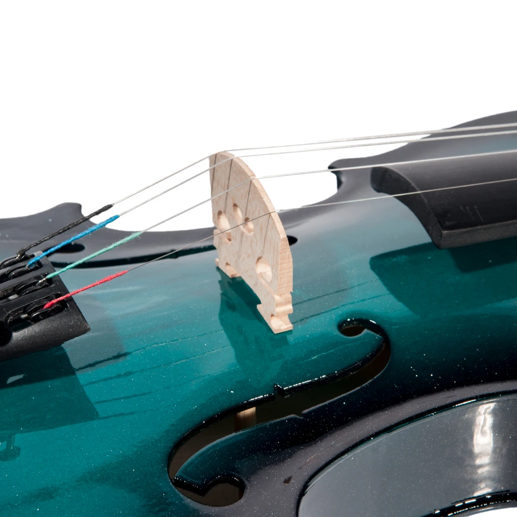 Acoustic Violin 1/4 Size With Case Bridge Tailpiece Brazilwood Bow KIT