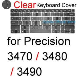 Silicone Keyboard Protector Skin Case for Dell Precision 15 Series (Clear)