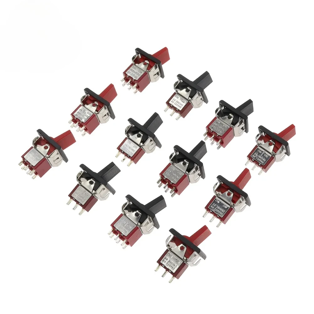 SPDT DPDT 리셋 래칭 토글 스위치 RLS-102 5A 125V 3A 250V A..