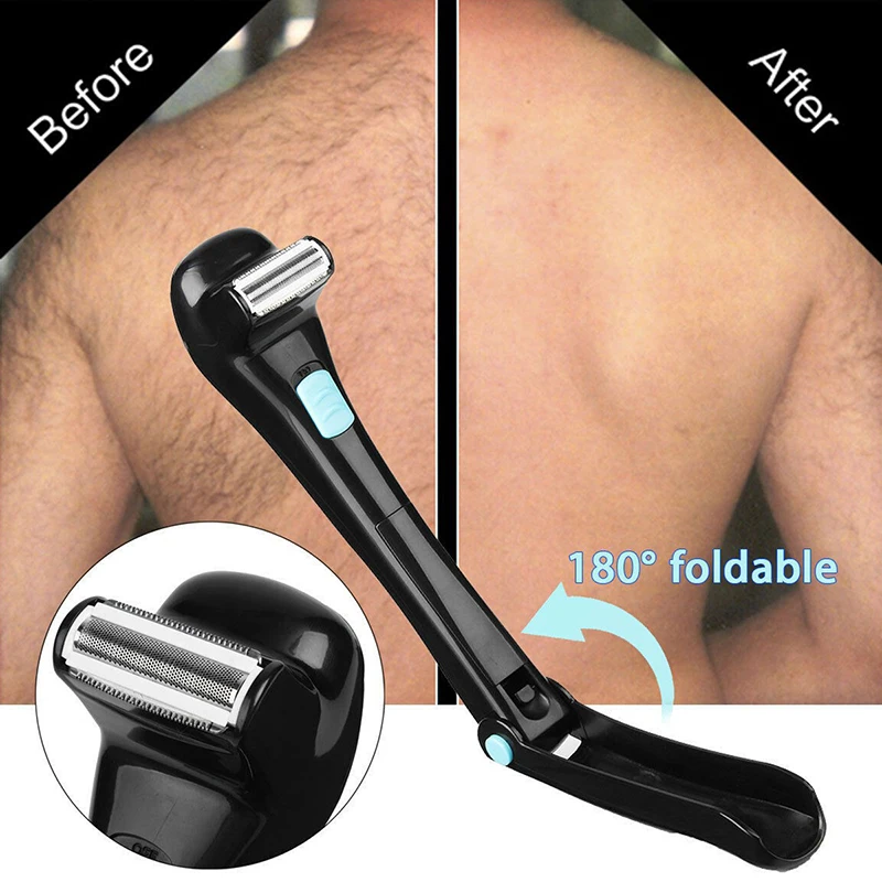 Rasoir électrique pour dos homme pliable à 180 degrés_voghion.com