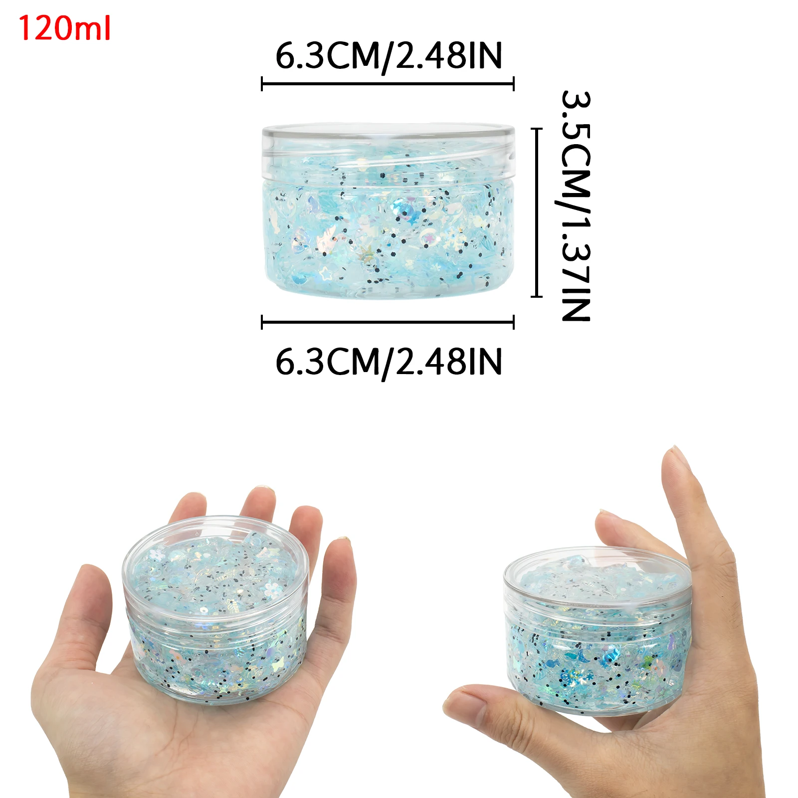 Slime Kit Fluffy Slime 4.06oz 120ml Crunchy Slime Kit Super Soft Non-Sticky Crunchy Slime toy for DIY Girls & Boys Party Favor Christmas Birthday Gifts