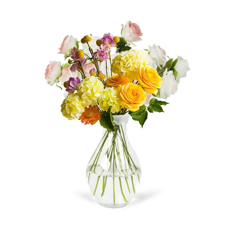 Vase Flower Grid Silicone Flower Arrangement Grid with Multi-holes Stem Holder Plant Fixation Wire Vase Bouquet Frog Arranger 2