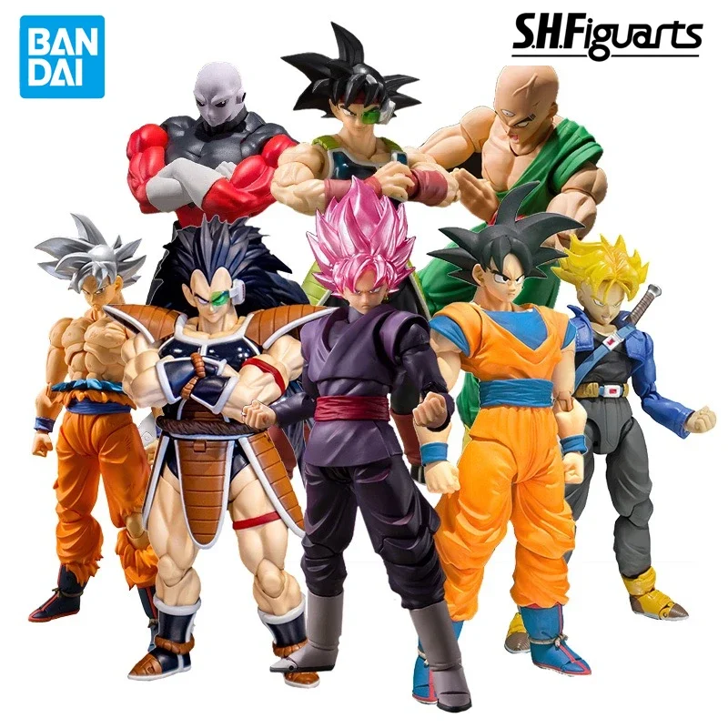 

Original BANDAI SHF Dragon Ball S H Figuarts SUPER HERO Limited SSJ2 SSJ4 Goku Vegeta Gohan Android 16 Action Figures Toy Gift